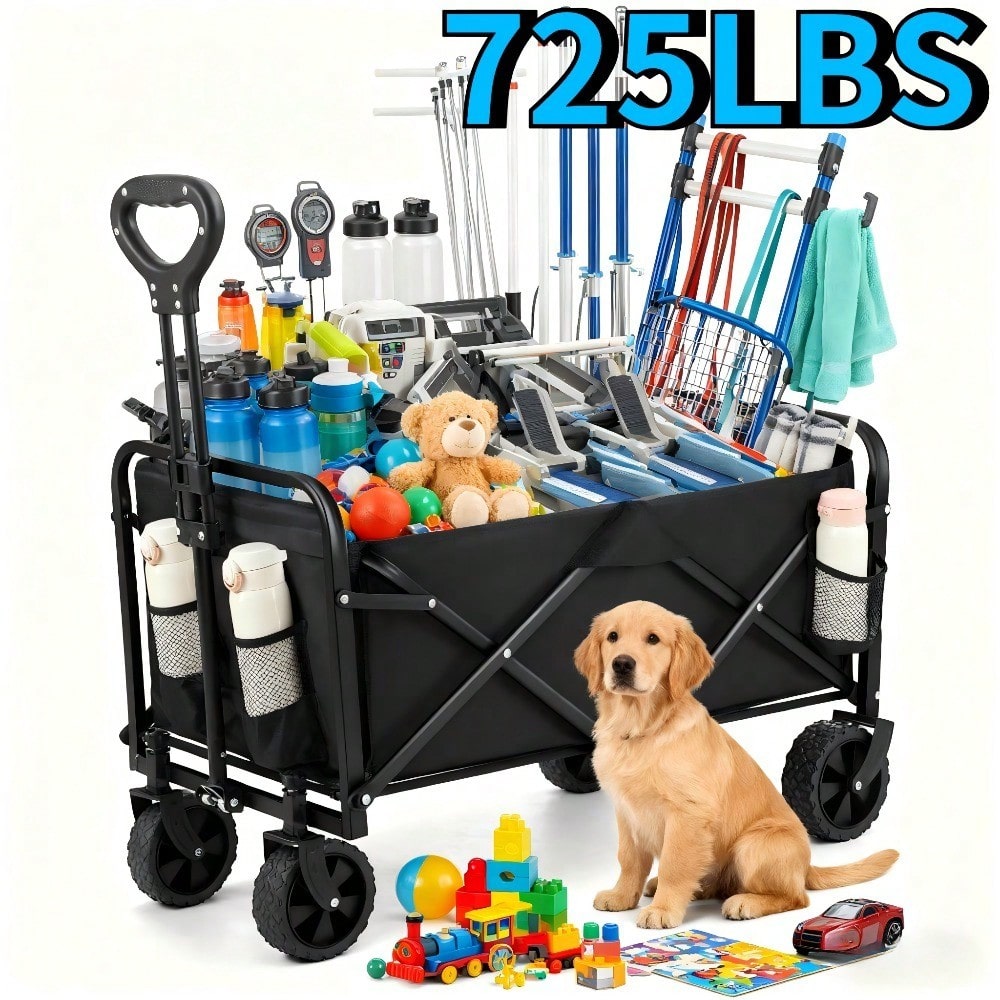 Sports Equipment Trolley - Carrello Multiuso Pratico con Telaio in