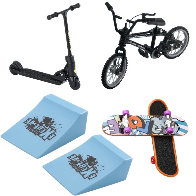 Skateboard Complete Deck - Scooter/Skateboard da dito/Pantaloni casual/Pattini a rotelle/Bici