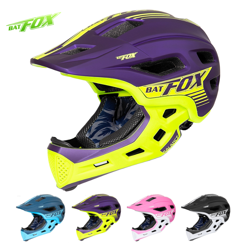Skateboard Complete Deck - BATFOX Casco integrale per bambini Staccabile