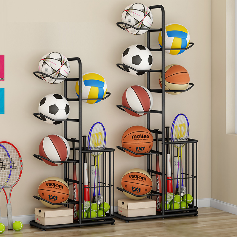 Sports Equipment For Badminton - Porta Palloni Sportivi Autoportante per Basket,