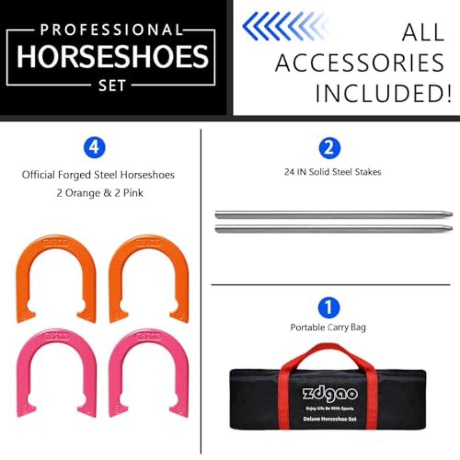 Set da gioco per esterni da gi - Horseshoe Game Set recensione e prezzo