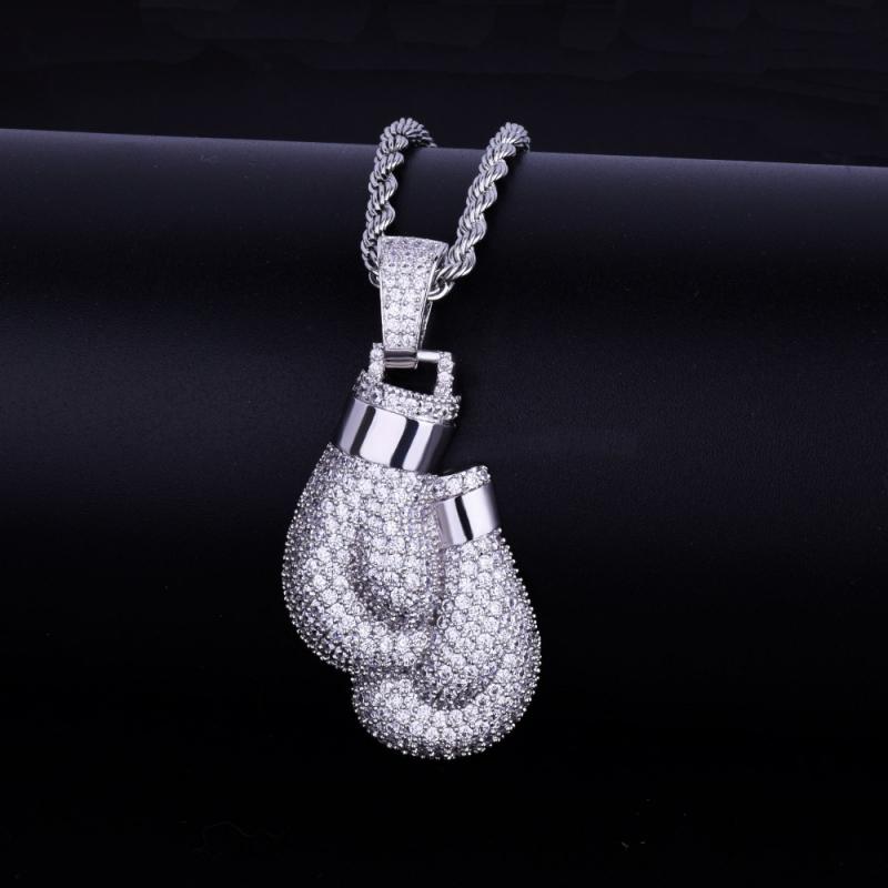 Hip Hop Bling Iced Cubic Zirco - Boxing Glove Set recensione e prezzo