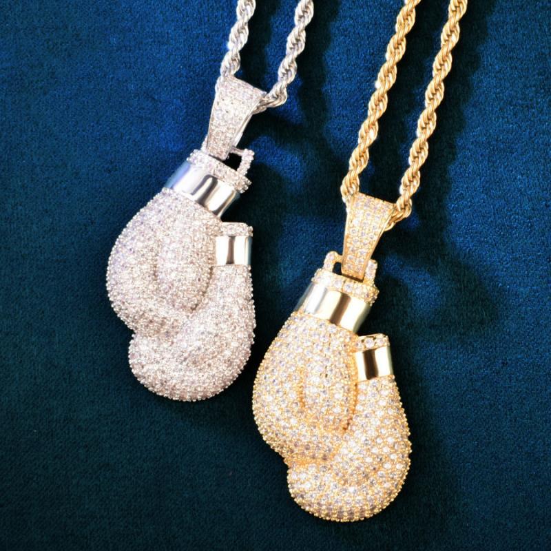 Hip Hop Bling Iced Cubic Zirco - Boxing Glove Set recensione e prezzo