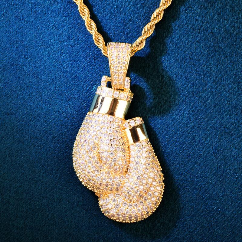 Hip Hop Bling Iced Cubic Zirco - Boxing Glove Set recensione e prezzo