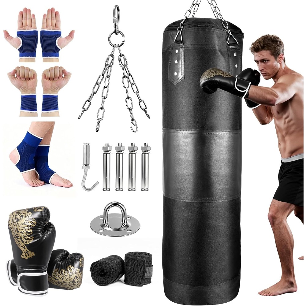 Sacco da Boxe in Pelle per Adu - Boxing Glove Set recensione e prezzo